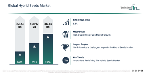 Read more about the article Hybrid Seeds Market Forecast Highlights Expansion From $63.97 Billion To $87.89 Billion Through 2030