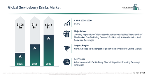 Read more about the article Serviceberry Drinks  Market Size Projected To Increase From $1.2 Billion To $2.11 Billion During The Forecast Period